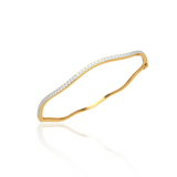 Single Line Wave Bangle