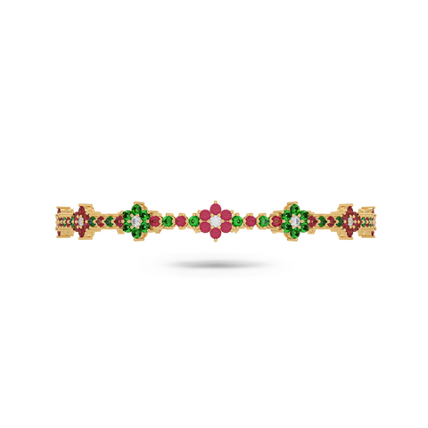 Rukmani Gemstone Bangle