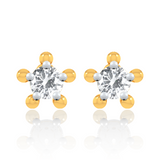 Radiant Diamond Stud