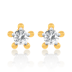 Radiant Diamond Stud