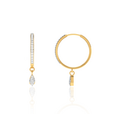 Avery Diamond Earring