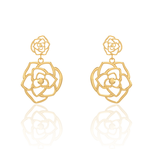 Aster Gold Earring