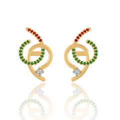 Vedha Gemstone Earring