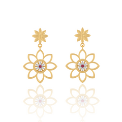 Monika  Gemstone Earring
