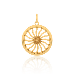 Chakra Gold Pendant