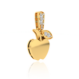 Diamond Apple Pendant