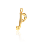 "P" Script Diamond Pendant