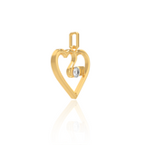 Heart in Heart Mom Pendant