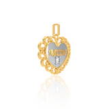 Unique Heart Mom Pendant