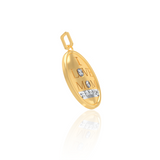 Oval Tag Mom Pendant