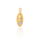 Oval Tag Mom Pendant