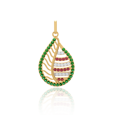 Meena Gemstone Pendant