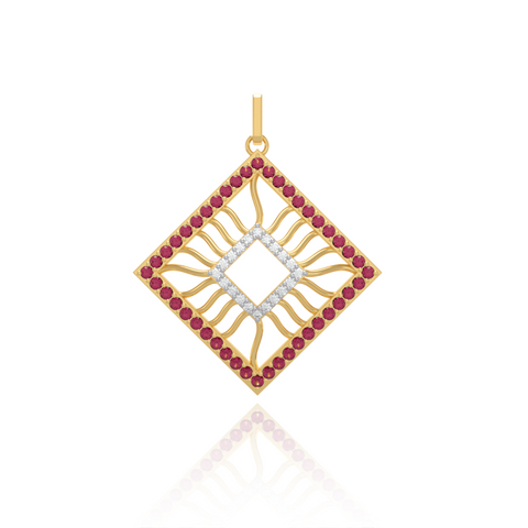 Padma Gemstone Pendant