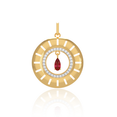 Sharada Gemstone Pendant