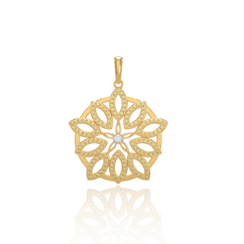 Padma Gemstone Pendant