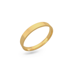 Classic wedding band - Flat (3 mm)