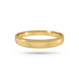 Classic wedding band - High dome (3 mm)