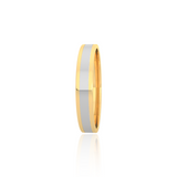 Dual Tone Wedding Band