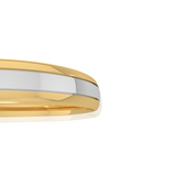 Dual Tone Wedding Band