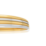 Dual Tone Wedding Band