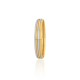 Dual Tone Wedding Band
