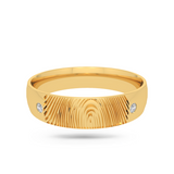 Finger print Wedding Band