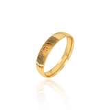 Finger print Wedding Band