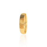 Finger print Wedding Band