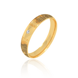 Finger print Wedding Band