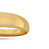 Classic wedding band - High dome (5mm)