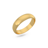 Classic wedding band - High dome (5mm)