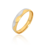 Dual Tone Wedding Band