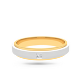 Dual Tone Wedding Band