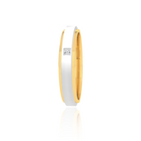 Dual Tone Wedding Band