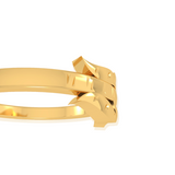 Balanced Gold Ring