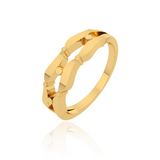 Centered Gold Ring