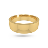 Classic wedding band - Flat (6mm)