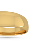 Classic wedding band - High dome (6mm)