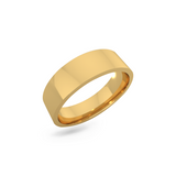 Classic wedding band - Flat (6mm)