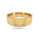 Classic wedding band - Flat (6mm)