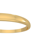 Classic wedding band - High dome (2mm)