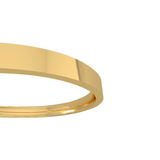 Classic wedding band - Flat (2mm)