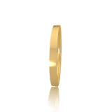Classic wedding band - Flat (2mm)