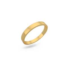 Classic wedding band - Flat (2.5 mm)
