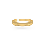 Classic wedding band - High dome (2.5 mm)
