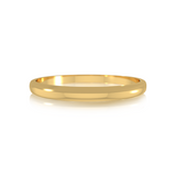 Classic wedding band - High dome (2 mm)