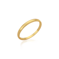 Classic wedding band - High dome (2 mm)