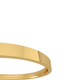 Classic wedding band - Flat (2 mm)