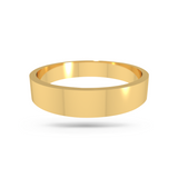 Classic wedding band - Flat (4mm)