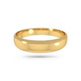 Classic wedding band - High dome (4mm)